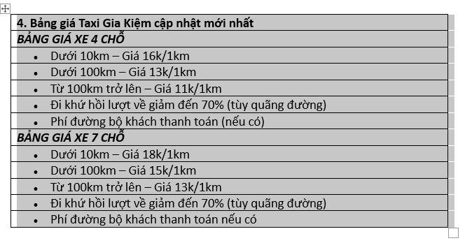 Taxi Gia Kiệm